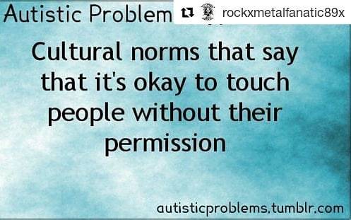 #Repost @rockxmetalfanatic89x (@get_repost)・・・I really hate being touched, always have and always wi