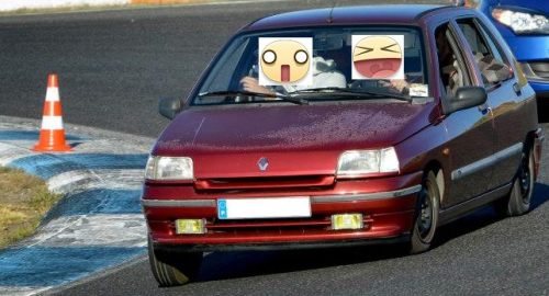 My other car is a Renault Clio mk1. 1.2cc 55hp. :D