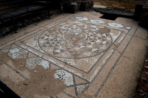 greek-museums:Archaeological Site of Dion:Some more of the mosaics from the Great Baths of Dion. The