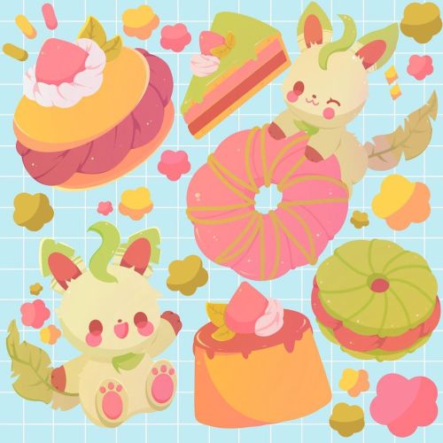 retrogamingblog2:Pokemon Sticker Sheets made by puffychi