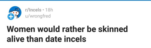 talesfrominceland: the truest statement to come out of r/incel