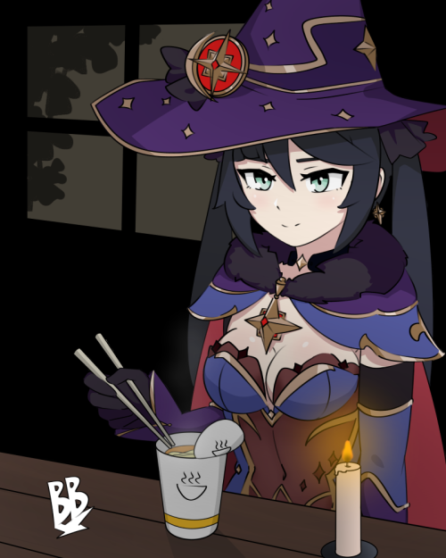 [Mona] living the struggle and eating nothing but cup noodles for dinner is a big mood 