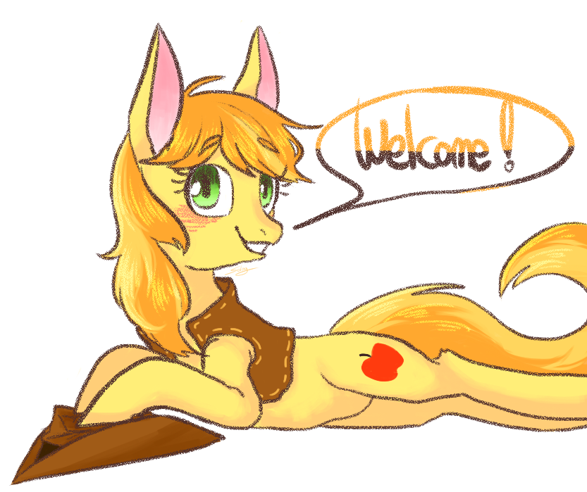 shining-dog:Big Mac, Braeburn gender swap!I like apple family’s boys….^//^Cute~!