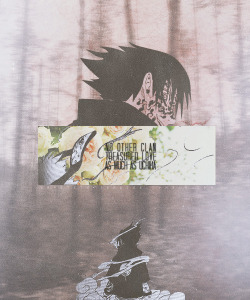 lapetitetigresse:  When an Uchiha that has known love loses it…it turns into an even stronger hate and changes that person. 