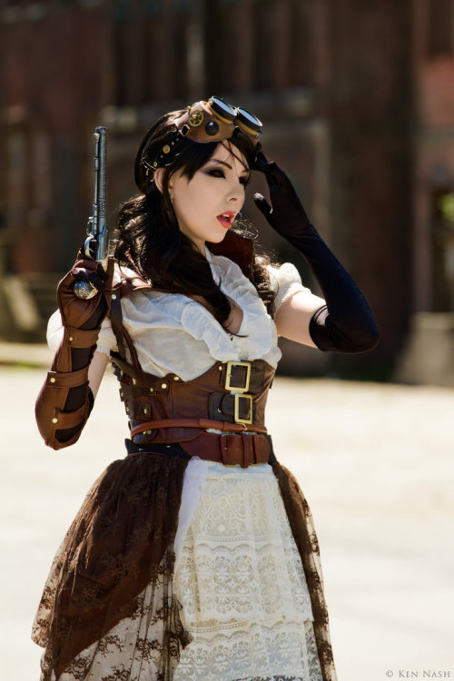 steam-girls:  Lady Mechanika Cosplay CUby IamLizbit adult photos