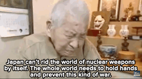 micdotcom:  Meet the man who survived both Hiroshima and Nagasaki 70 years ago today, 29-year-old Tsutomu Yamaguchi was visiting Hiroshima on business and had been walking to his office. In a 2010 interview with ABC News Australia, Yamaguchi spoke of