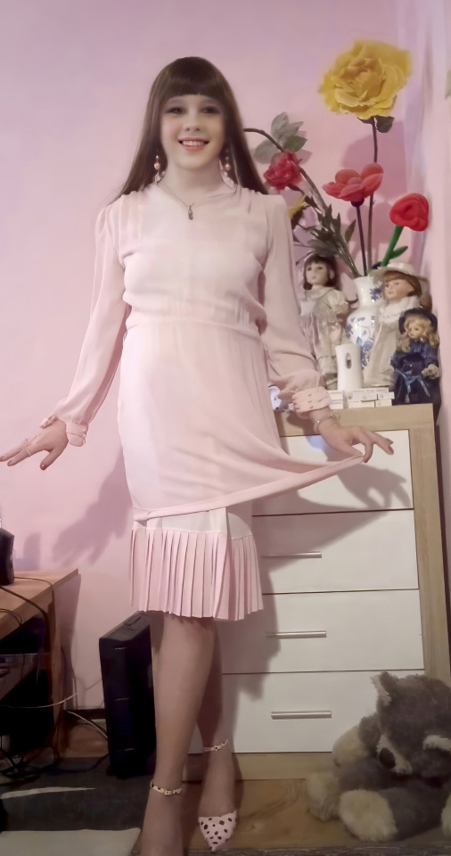 Vintage Pink Dress
