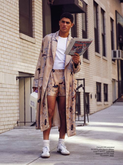 black-boys:Torin Verdone by Bruno Staub | Hercules Universal Spring/Summer 2016Styling by David Vivi