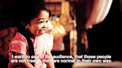  When people watch the people in this series,   AHS: Freak Show - Extra-Ordinary Artists – Jyoti Amge  