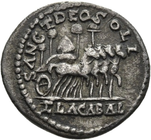 Elagabalus* Antioch, 218-222 CE* silver* obverse: “ANTONINVS PIVS FEL AVG" * reverse: &qu