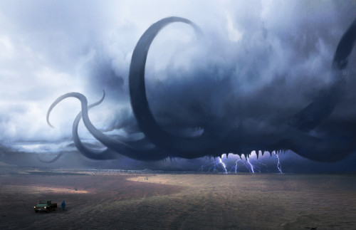 weirdletter:    Storm Horror, by Ryan Bittner, via ArtStation.