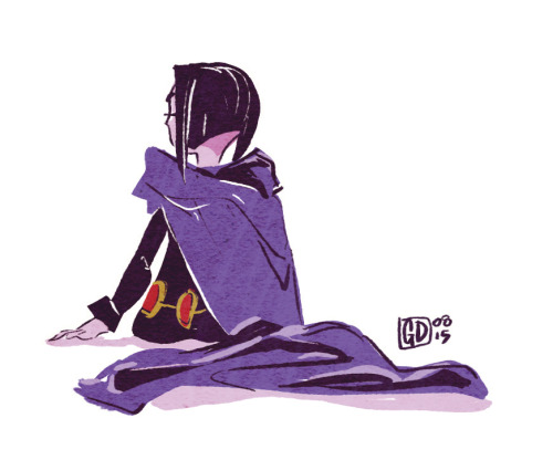 anordinaryadventurer:I draw Raven a lot…perhaps too much, methinks.