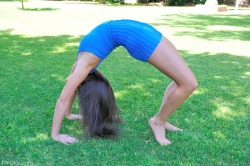 Flexible in blue