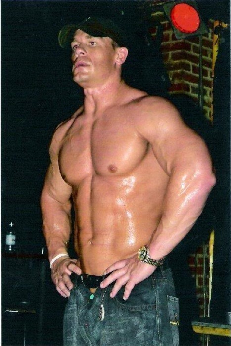 John Cena’s Sweaty Body! Yum!!