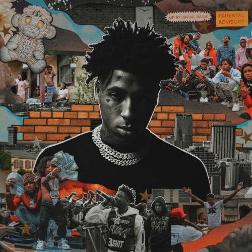 NBA Youngboy Artwork. Art By SHANE RAMOS