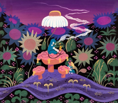 Mary Blair Concept Paintings Alice In Wonderland (1951)