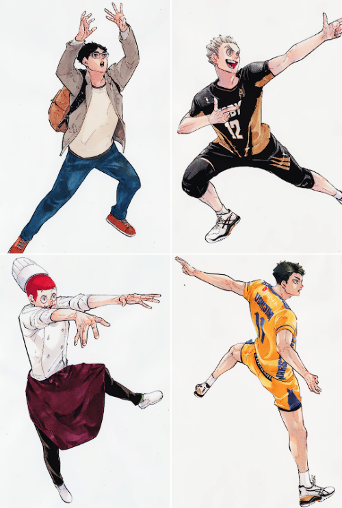 inarazki:  Volleyball is a sport…where you always look up!! ー HAIKYŪU!! ILLUSTRATIONS (2022)d