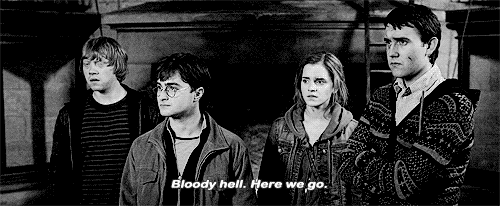 phoebebuffay:  Ron’s “bloody hell” in Harry Potter and the Deathly Hallows