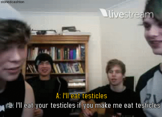 stonedcashton:  One of my favourite Twitcam moments 