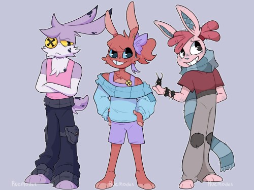 Introducing My Bunnydoll Fan Children: Ruby, Jesse, And Jett!