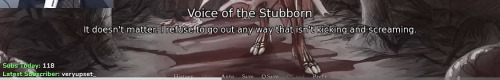 I Was Watching Slimecicles Play Through And Saw This Interesting Line From Stubborn: