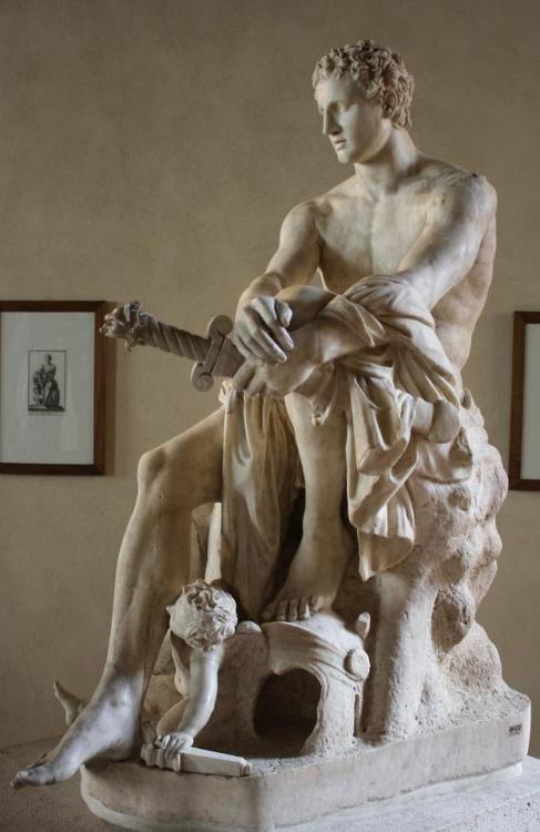 classicarte:« Arès Ludovisi », copie romaine en marbre d'un original grec de 420 av. J.-C.“Ludovisi 