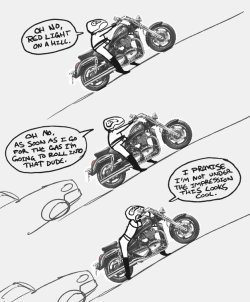 coelasquid:  800lb motorcycle lyfe