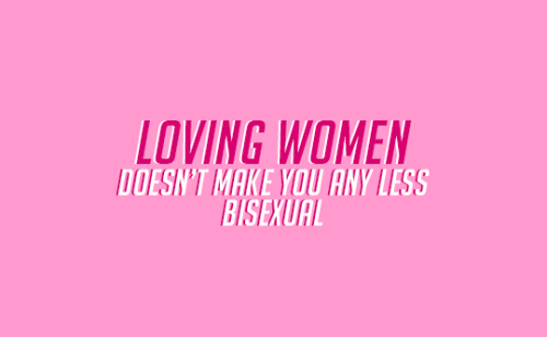 caduceusangels: Being bisexual is okay. Embrace it.