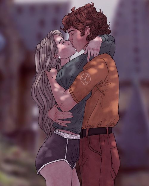 Love Kiss Draconia &amp; Herman . #dracomalfoy #hermionegranger #dramione #genderbent ww