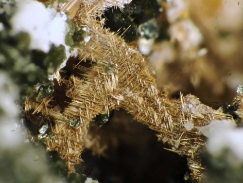 Rutile Var Sagenite With Anatase &amp; Brookite - Ankogel, Carinthia, Austria