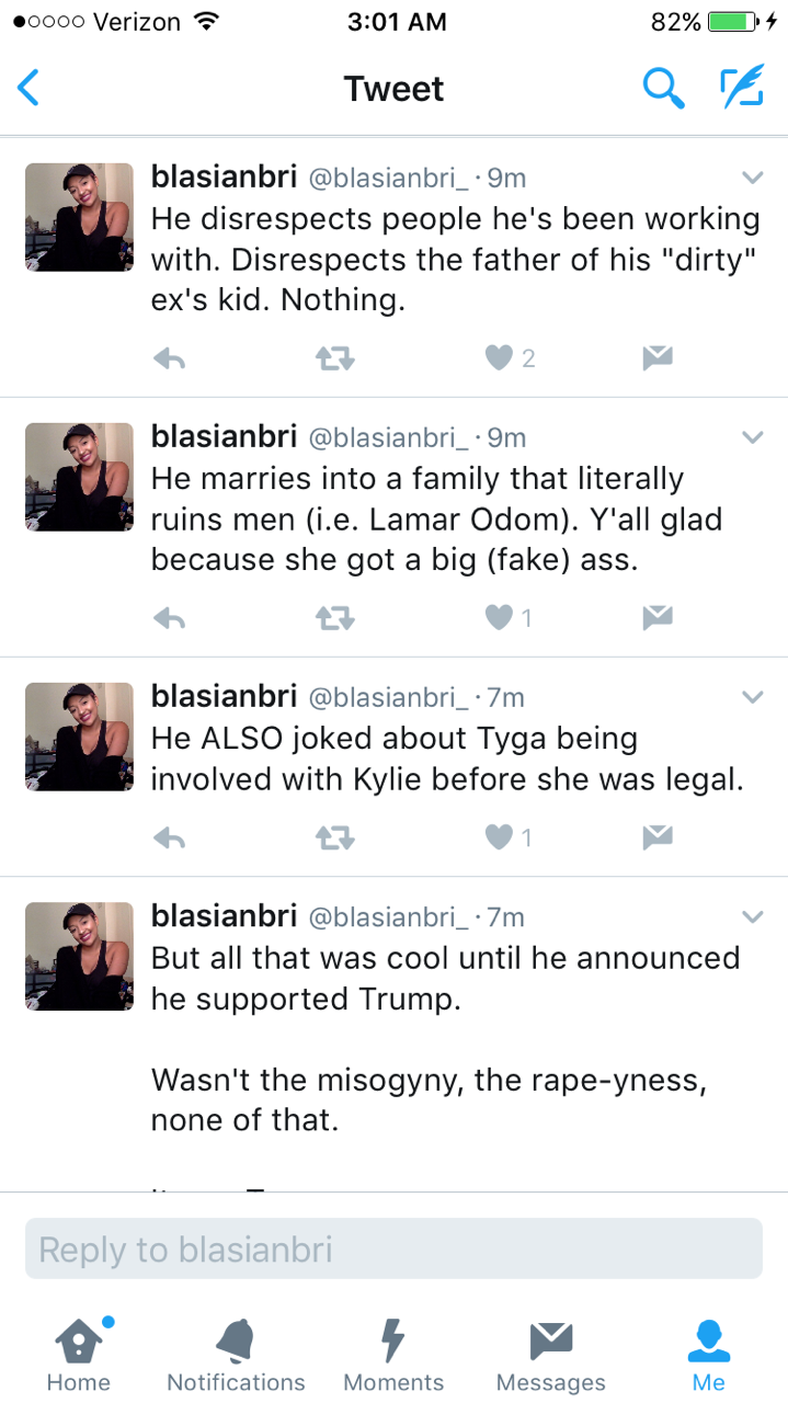 blasianxbri:  TIRED OF YALL ACTIN LIKE KANYE BEING THIS WAY IS A DAMN SURPRISE