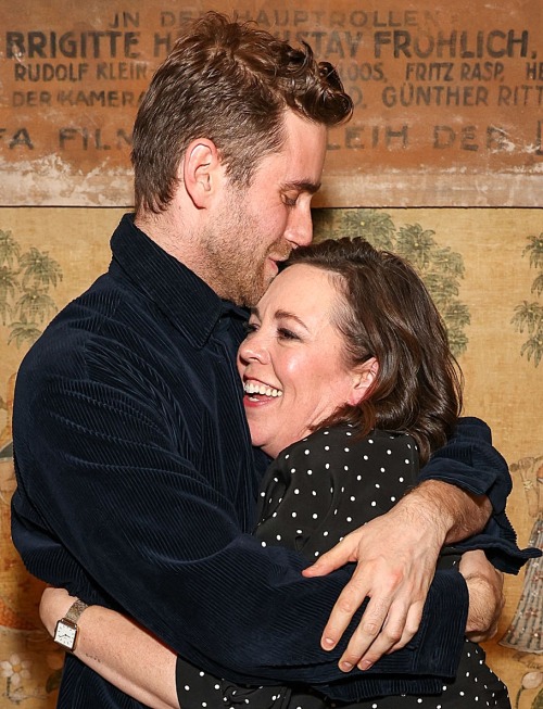 Oliver Jackson-Cohen and Olivia Colman attend a special screening of &lsquo;The Lost Daughter&am