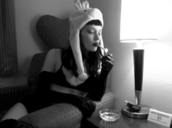 misspurrrfect:  Bunny Girl, no smoking, smoking video