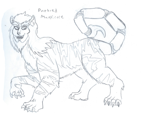 tyrantisterror:Bicorns, aka Sphinxes and ManticoresMediterran Sphinx - one of the first chimera