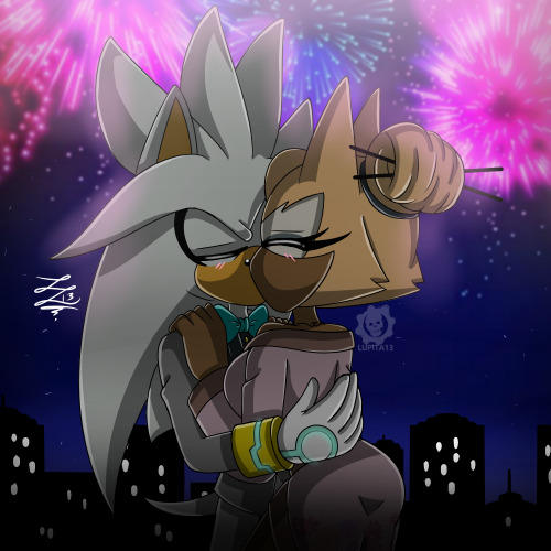  Silvisper Week - Day 1 (New Years) Empezamos con un hermoso beso de año nuevo, lamento la demora je