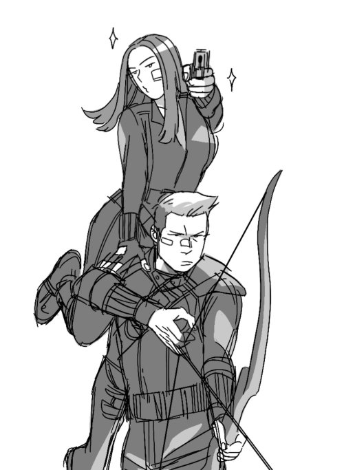 polar-biscuit:widow and hawk!