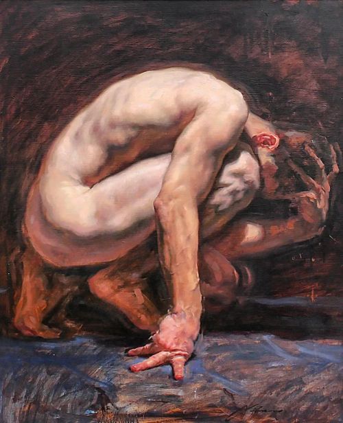 antonio-m:  “Crouching Nude” - Robert