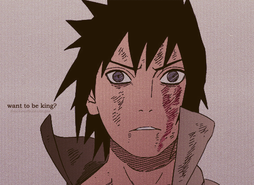 duckasstheavenger:  People couldn’t believe what I’d become. ↳ sasuke + viva