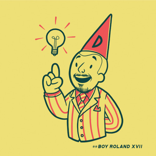 Seriously riffing off Fallout’s Vault boy with an infusion of Better Call Saul, I drew these f
