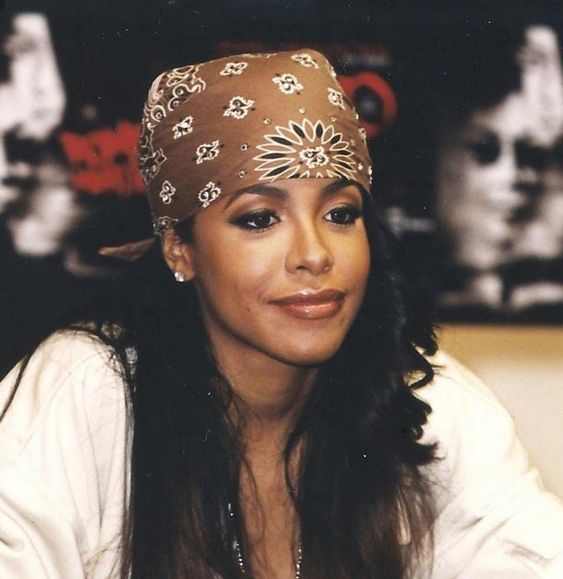 Throwback to this Iconic Aaliyah Bandana look | Lipstick Alley