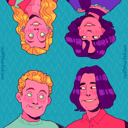 reallyhardydraws:PRESTON // LOGANi DO intend to do a proper bill and ted face the music fanart but h