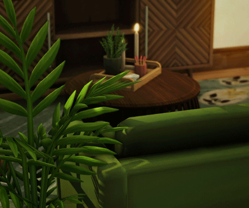 Realized I Never Played With An Apartment Outside Of San Myshuno, So I Moved Sawyer And Bonk Into A New