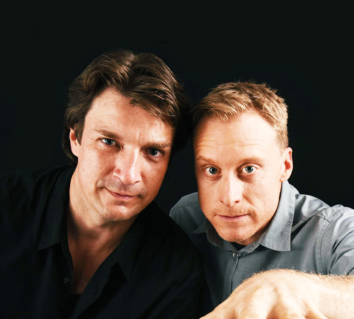 nathanfilliondaily:  Nathan Fillion and Alan Tudyk Comic Con Portraits on July 22,