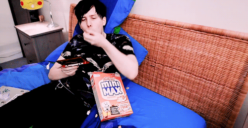 tylesjoseph:  my life in a nutshell [x] 