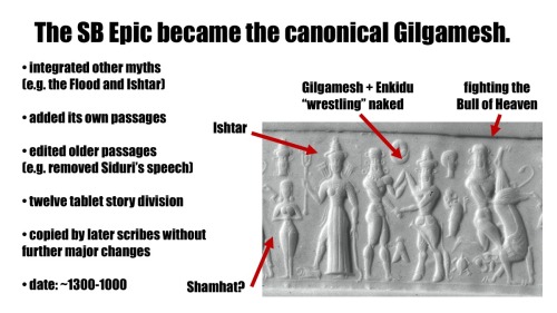 mostlydeadlanguages: A brief text history of Gilgamesh, put together for my students.