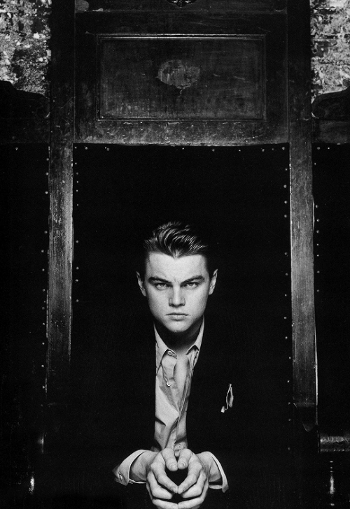 Leonardo DiCaprio photographed by Greg Gorman, 1997