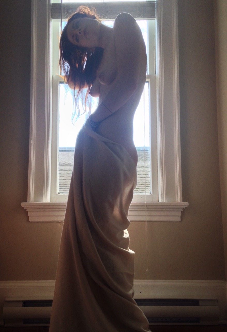 hisdirtybird:  My morning gown.