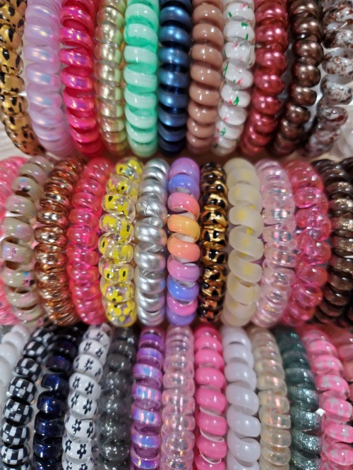 stimtastic:New year, new phone cord bracelet colors! I just received a huge shipment that includes m