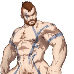 dozdudz:  BARODITY!!!! Fergus, a pal’s OC so far. Thanks every buddy that popped by the stream to watch! I worked up a mean appetite! ✨🥛✨ #dizdoodz #bara #muscle #man #beard #art #gayart #nsfw