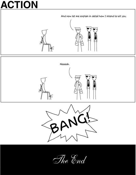 judiops:tastefullyoffensive:by Doghouse Diaries  Rule of thumb: If a conflict can